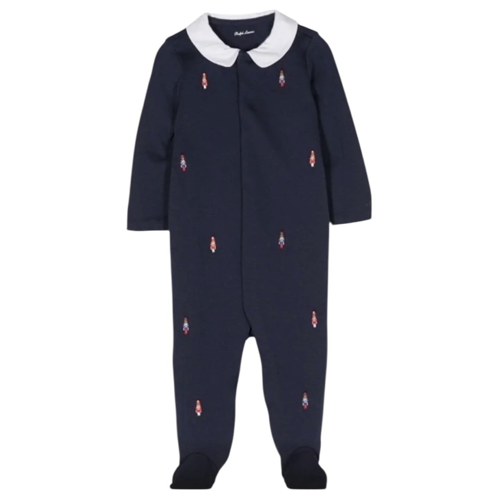 NWT Ralph Lauren Nutcracker Embroidered‎ Onesie Winter Special Occasion